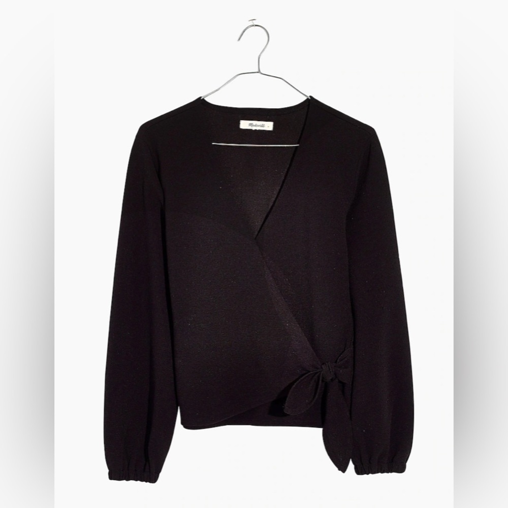 Madewell Texture & Thread Crepe “Wrap” Top - Picture 15 of 16